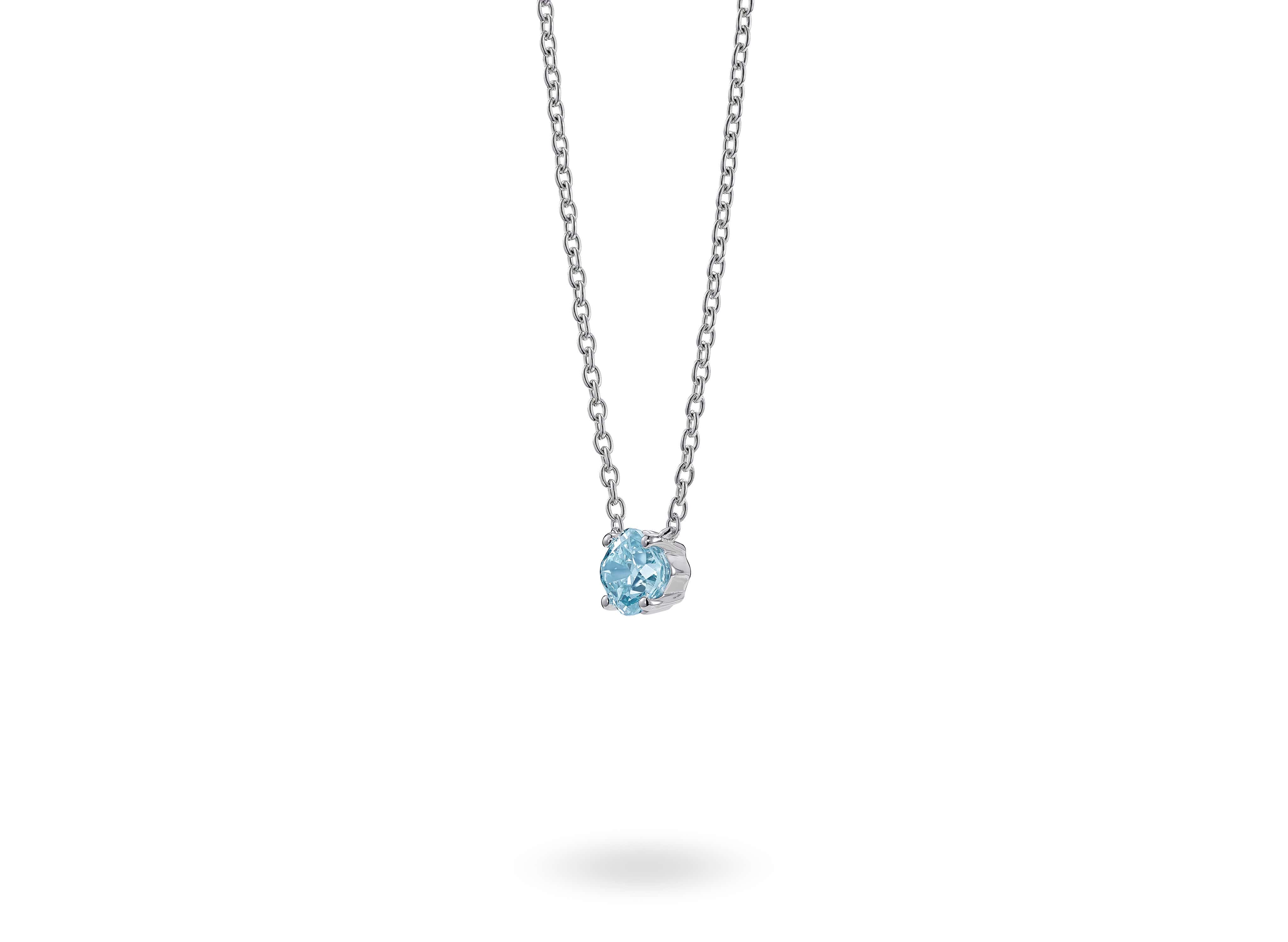 Lab-Grown Diamond 1ct. Cushion Cut Gold Pendant