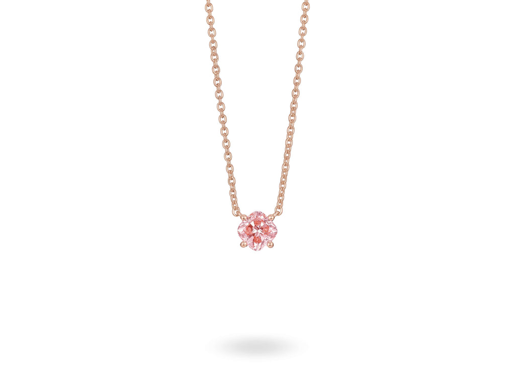 Lab-Grown Diamond 1ct. Cushion Cut Gold Pendant