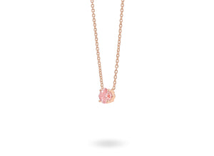 Lab-Grown Diamond 1ct. Cushion Cut Gold Pendant