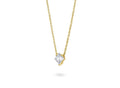 Lab-Grown Diamond 1ct. Princess Cut 14k Gold Pendant