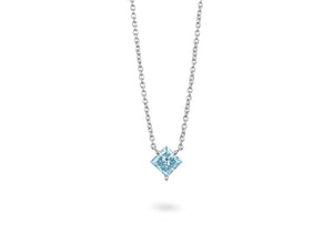 Lab-Grown Diamond 1ct. Princess Cut 14k Gold Pendant