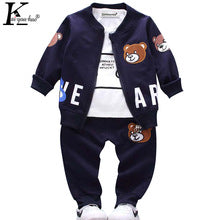 KEAIYOUHUO Children Clothing Sets Winter 3 Piece Cotton