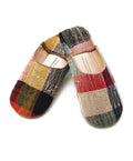 Bright Plaid Wool Babouche Slippersrty