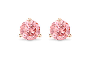 Lab-Grown Diamond 2ct. Tw. Cushion Cut 14k Gold Studs