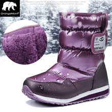 OrangeMom 30 degree Russia winter warm baby boots