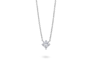 Lab-Grown Diamond 1ct. Princess Cut 14k Gold Pendant