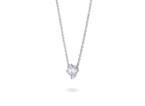 Lab-Grown Diamond 1ct. Princess Cut 14k Gold Pendant